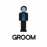 GROOM Embroidered Men's Shirt Embroidered Polo Shirt