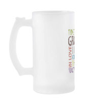 Groom Frosted Glass Mug