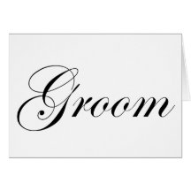 Groom Greeting Cards