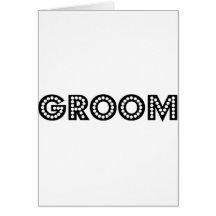 Groom Greeting Cards