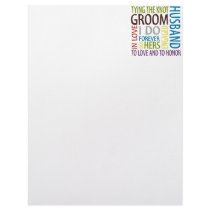 Groom Letterhead Template