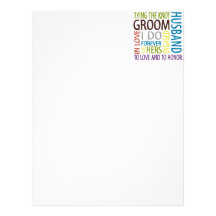 Groom Letterhead Template