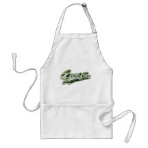 Groom/Military Camouflage Green Aprons