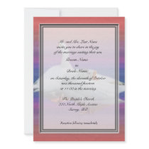 Groom parent's wedding invitations