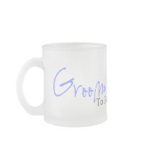 Groom To Be (Blue Script) Mugs