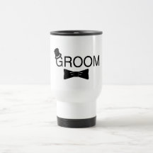 Groom Top Hat Bowtie Mug
