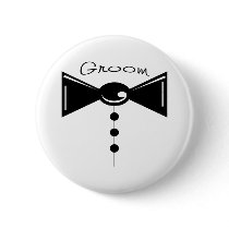 Groom Tux T-Shirts & Gifts Button