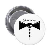 Groom Tux T-Shirts & Gifts Button