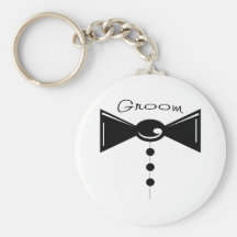 Groom Tux T-Shirts & Gifts Key Chain
