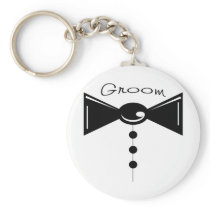 Groom Tux T-Shirts & Gifts Key Chain
