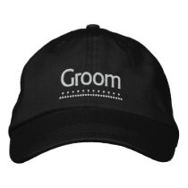 Groom - Wedding embroidered hat