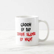 Groom Zombie Slayer Coffee Mug
