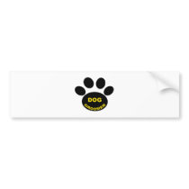 Groomer Paw Bumper Sticker