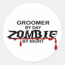 Groomer Zombie Sticker