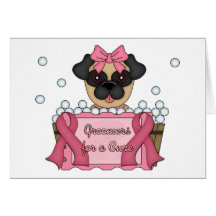 Groomers for A Cure Breast Cancer Awareness Greeting Cards