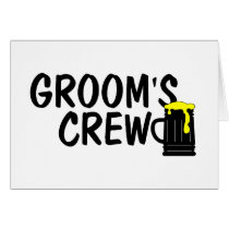 Grooms Crew Beer