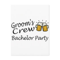 Grooms Crew (Beer Jugs)