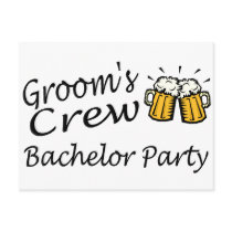 Grooms Crew Beer Jugs