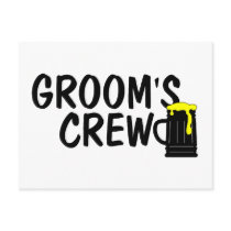 Grooms Crew Beer