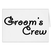 Groom's Crew (Blk)