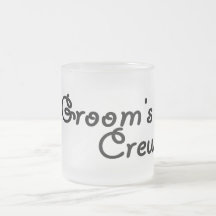 Groom's Crew (Blk) Mugs