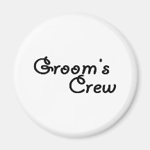 Grooms Crew Magnets