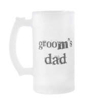 Groom's Dad Black Text Coffee Mugs