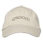 Groom's Embroidered Ball Cap Embroidered Baseball Cap