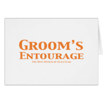 Groom's Entourage Gifts Card