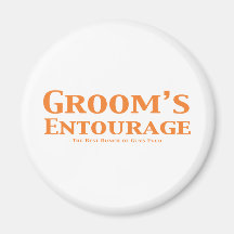 Groom's Entourage Gifts Magnets