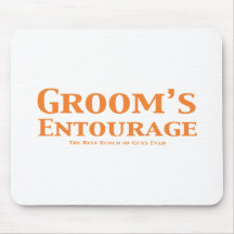 Groom's Entourage Gifts Mouse Pad