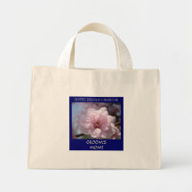 GROOM'S MOM! gift Tote Bag Wedding Party Blossoms