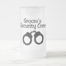 Grooms Security Crew Handcuffs Mug