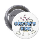 Groom's Side Wedding ID Button