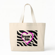Grooms Side (Zebra Print) bags
