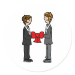 Grooms Tie the Knot stickers