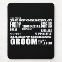 Grooms Weddings & Wedding Parties : Qualities Mousepads