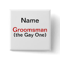 Groomsman Bachelor Party Pinback Button