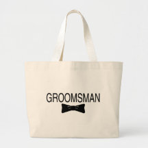 Groomsman Bowtie Tote Bag