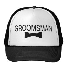 Groomsman Bowtie Trucker Hats