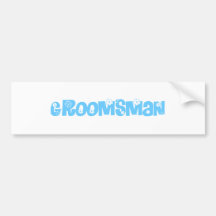 Groomsman Bumper Stickers