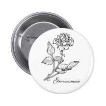 Groomsman Button