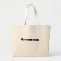 groomsman canvas bags