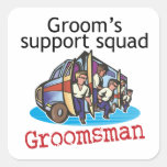 Groomsman Groom's Squad Stickers