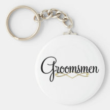 Groomsman Keychains