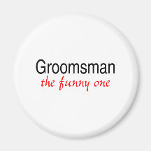Groomsman le drôle aimant