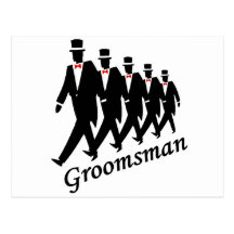 Groomsman (Men) Post Cards