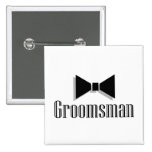 Groomsman Pin's Avec Agrafe