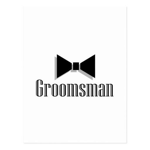 Groomsman Post Card