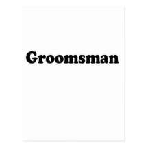 groomsman postcards